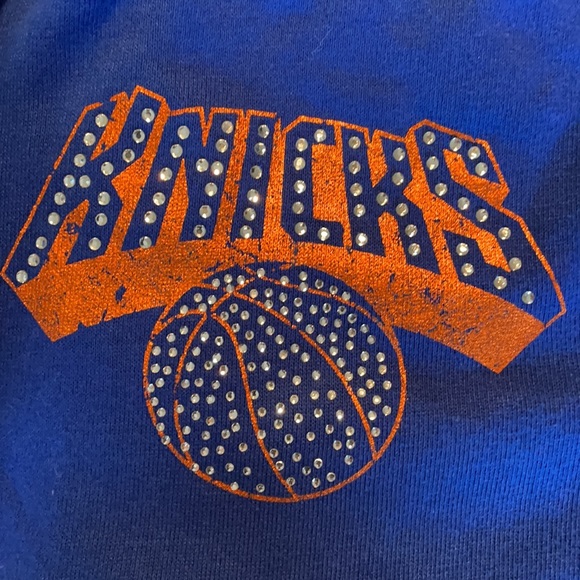 Women’s NY knicks rhinestone hoodie. - Picture 2 of 3